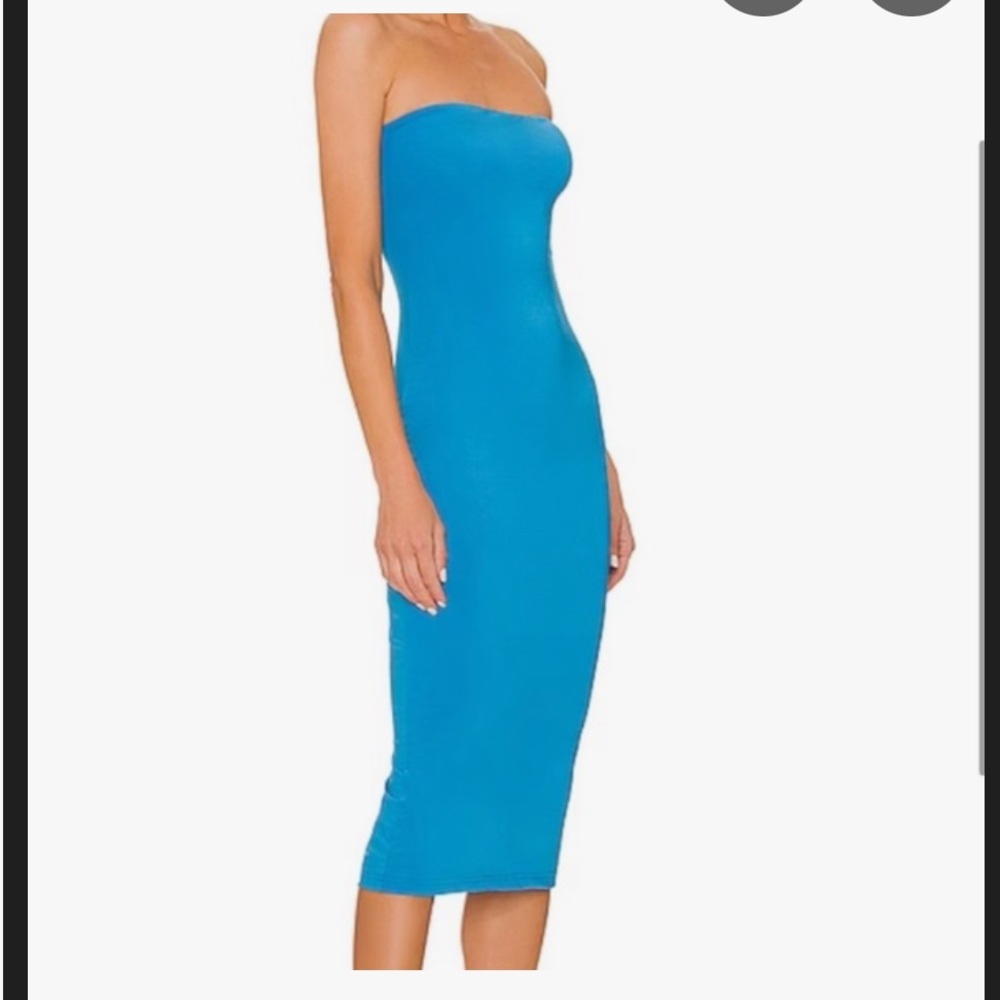 REVOLVE Vibrant Blue Strapless Dress